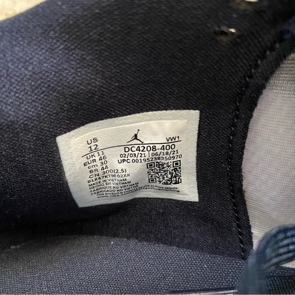 NWT Nike Jordan Zion 1 TB in midnight navy - Picture 15 of 16